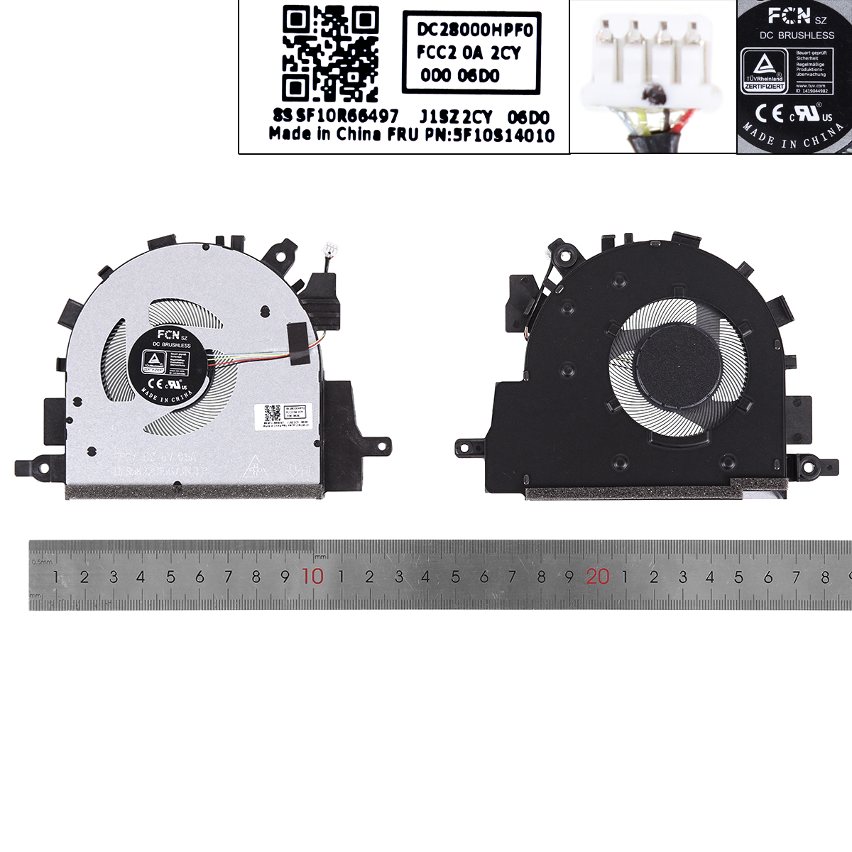 Picture of New Replacement CPU Cooling Fan For Lenovo ideapad 3-15ITL6 15ADA6 15ALC6（ORG）  N/A Layout